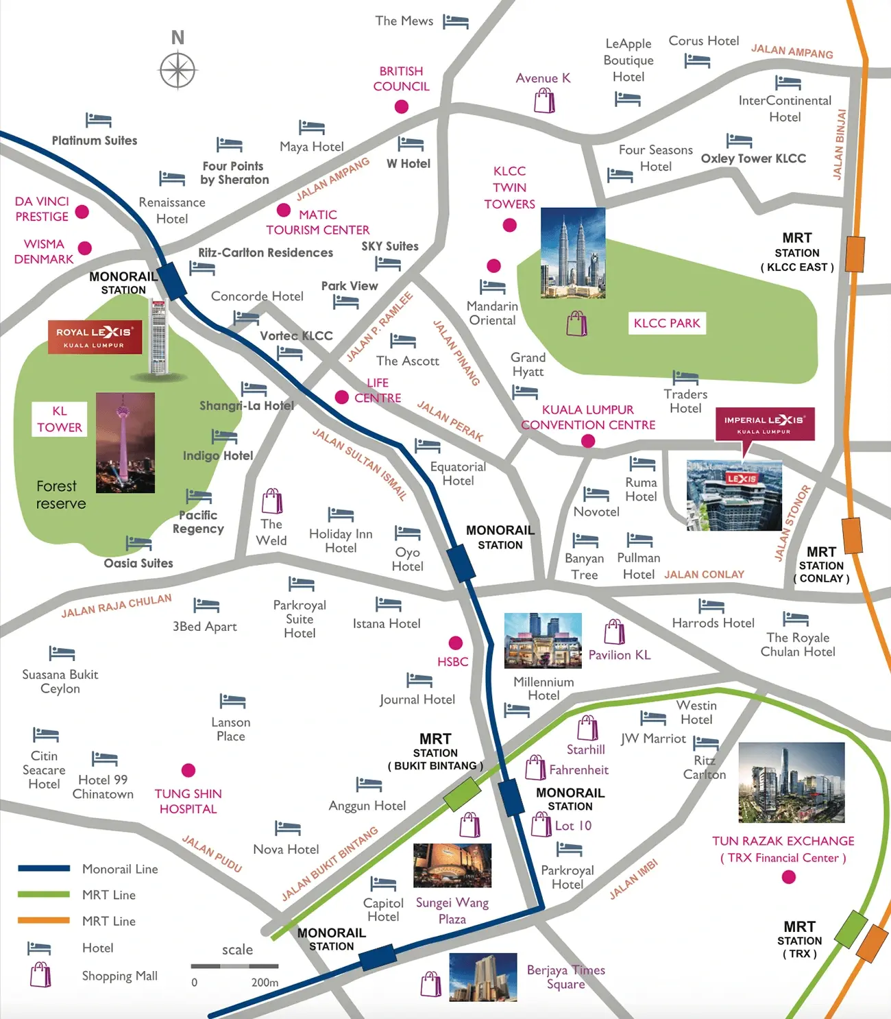 Royal Lexis – location
