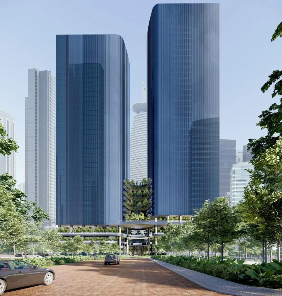Duo Tower Bangsar South facade
