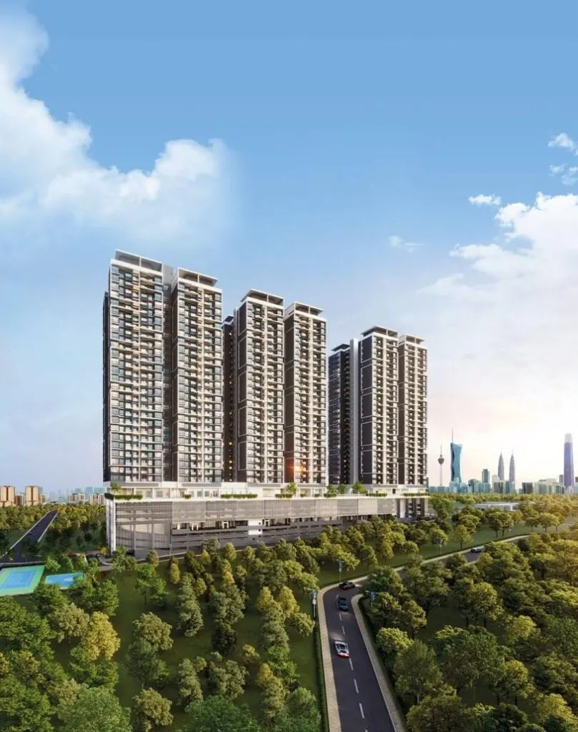 The Atas Residences facade