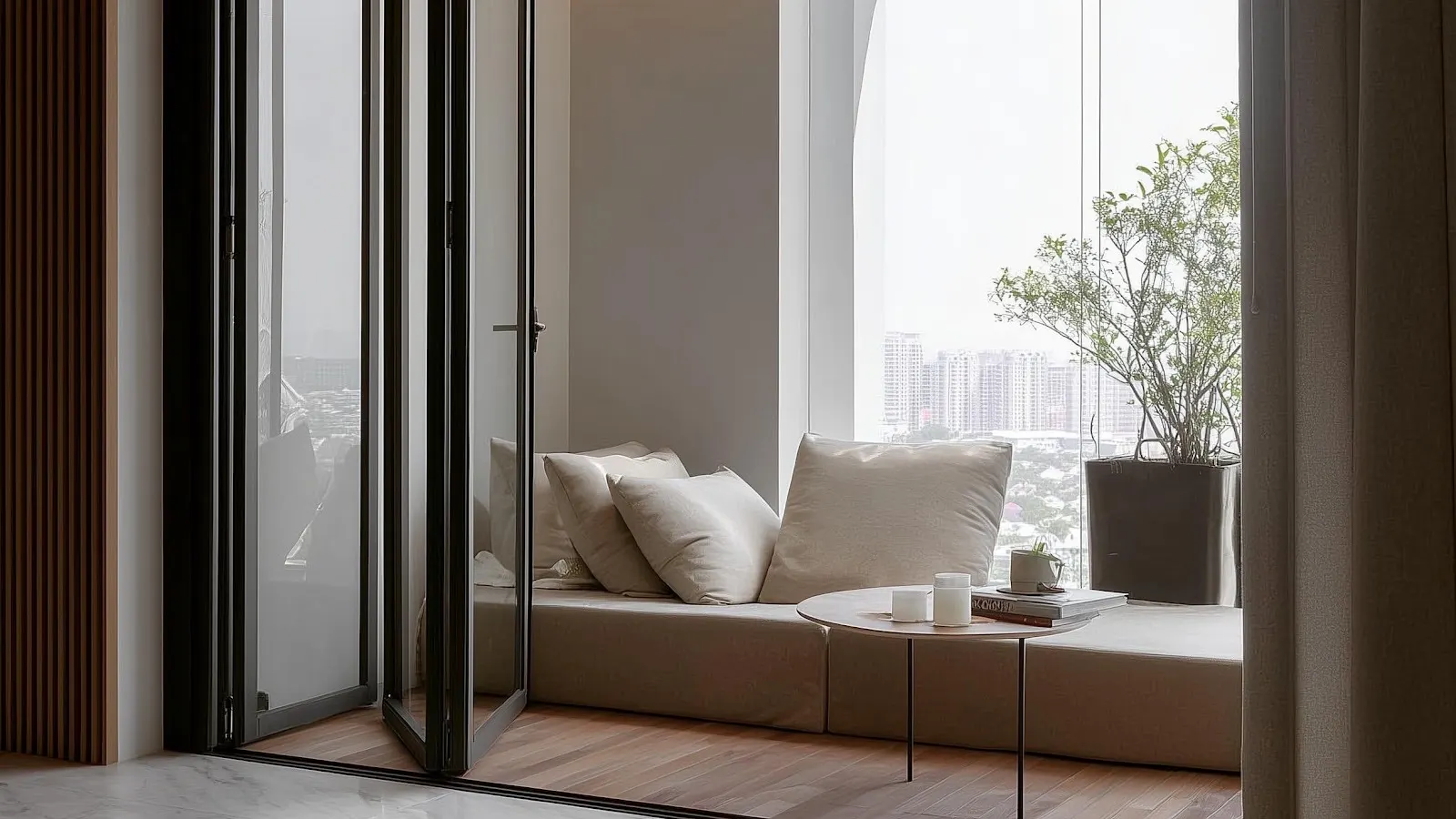 Accent Residences — living room (artist's impression)