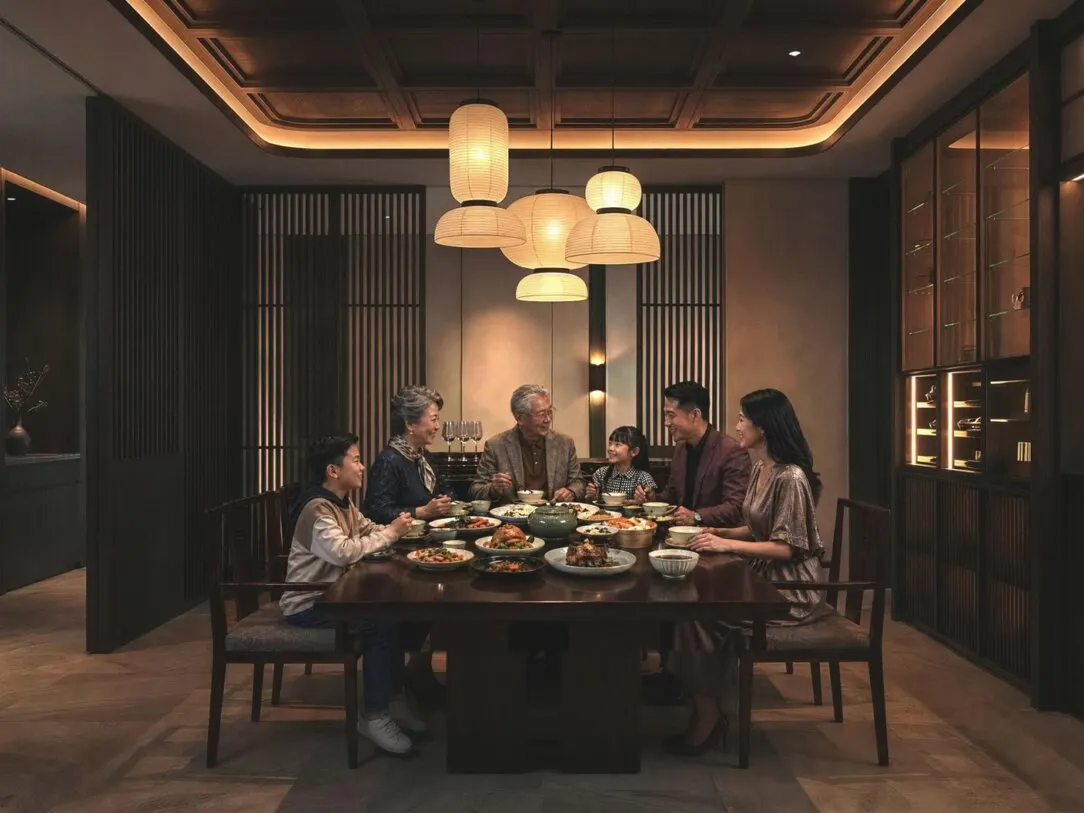 Aetas Taman Desa family dining room, artist's impression
