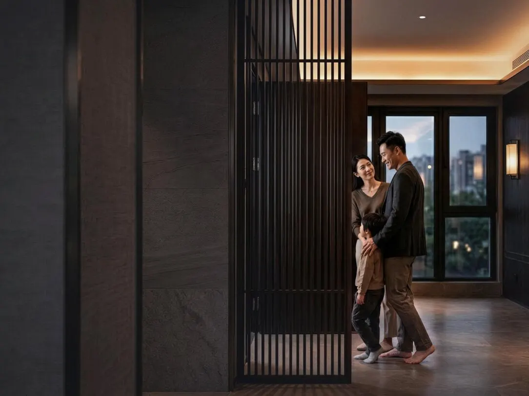 Aetas Taman Desa living room foyer, artist's impression