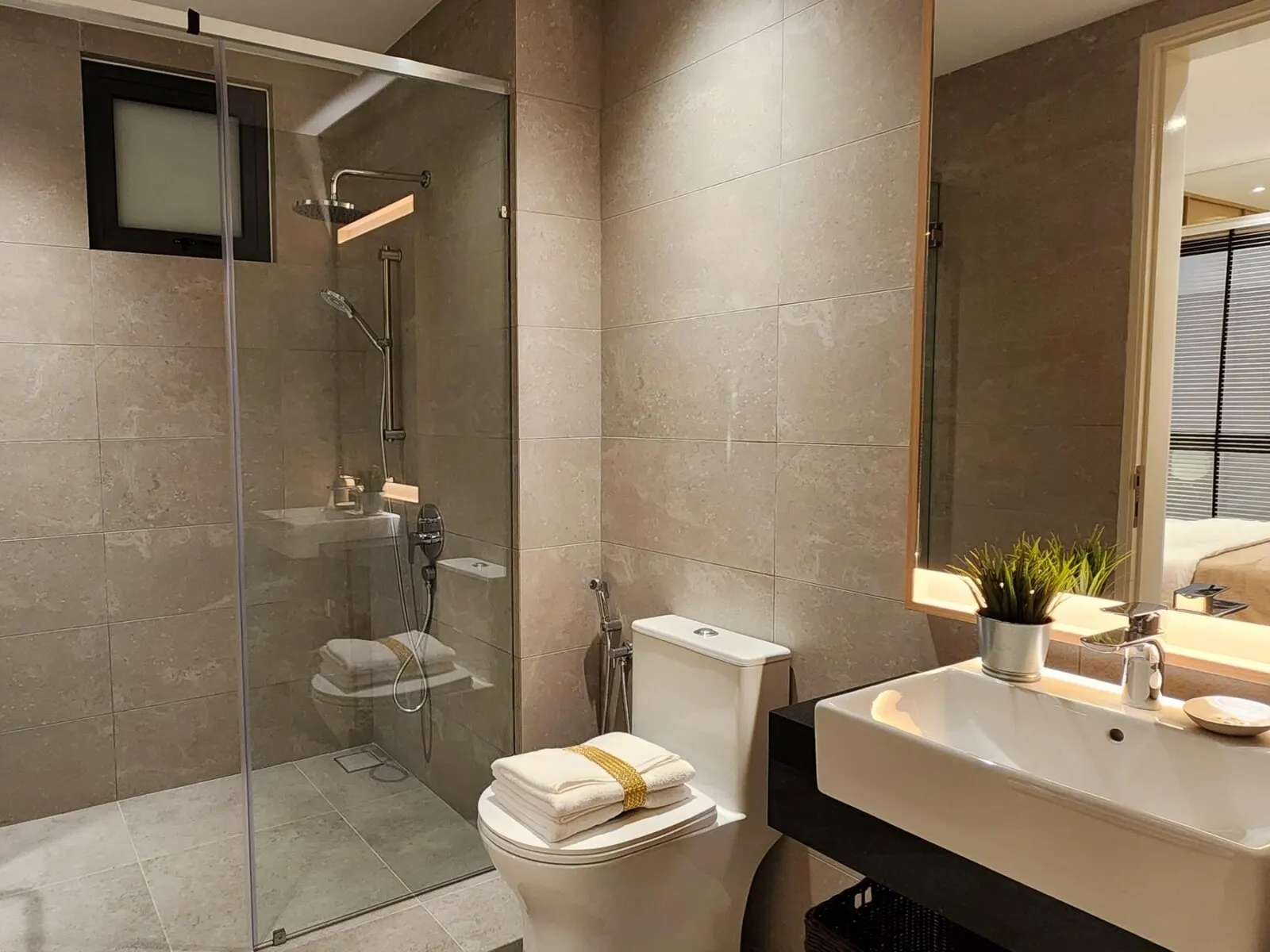 Aethera Residences show unit bathroom, photo