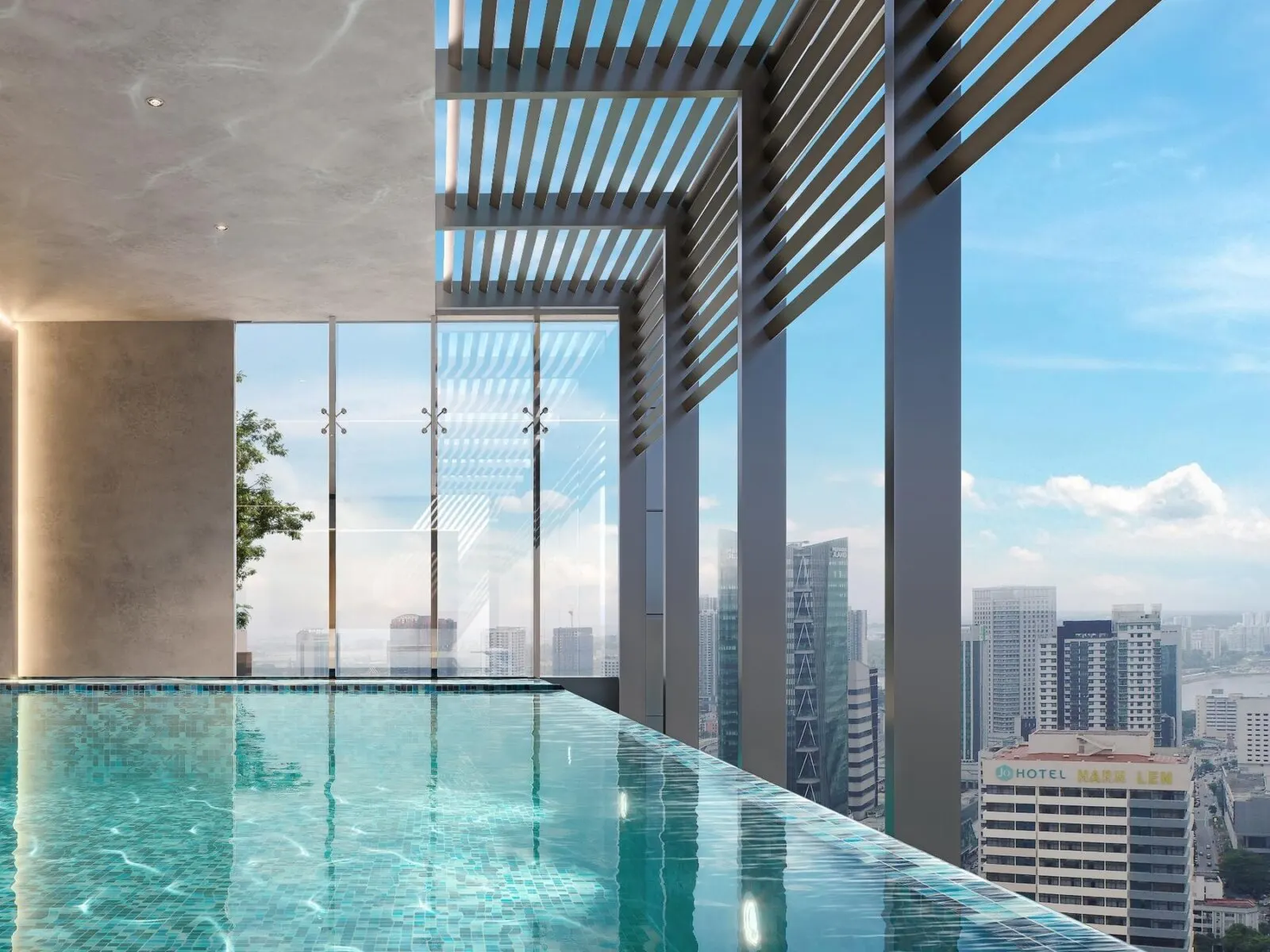 Aethera Residences Level 52 sky pool, artist's impression