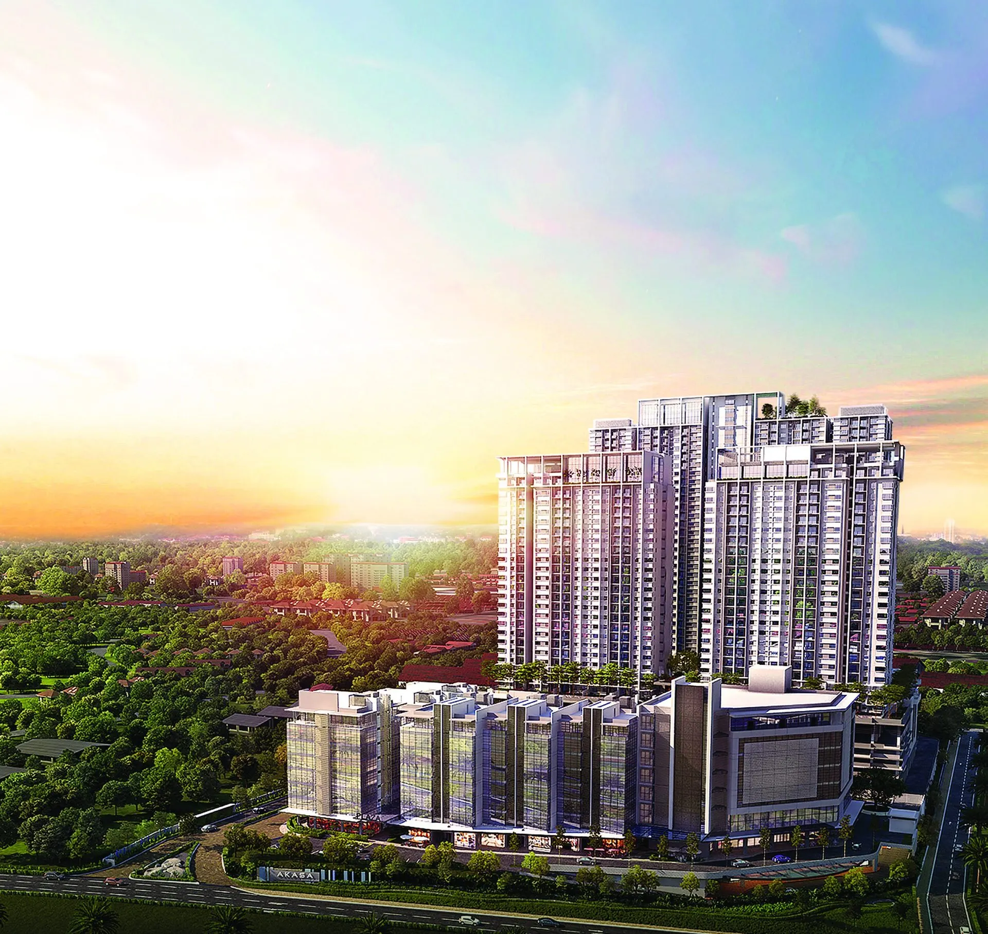 Akasa Cheras South facade