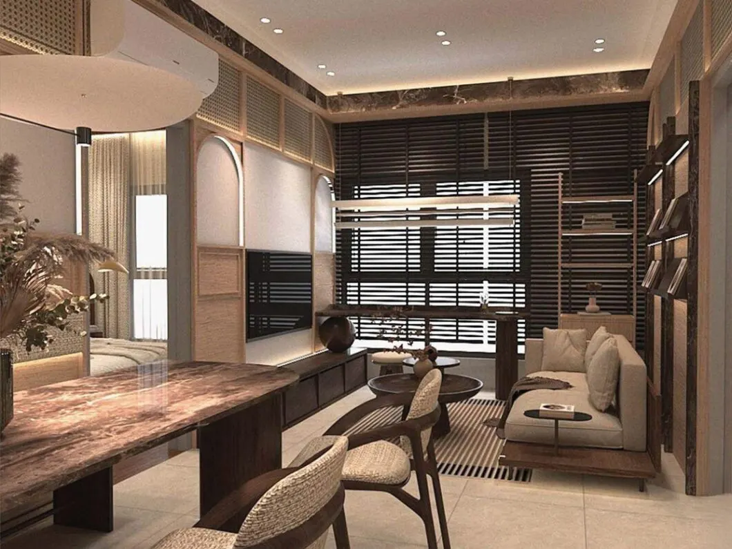 Amberwood Resort Residences living area, artist's impression
