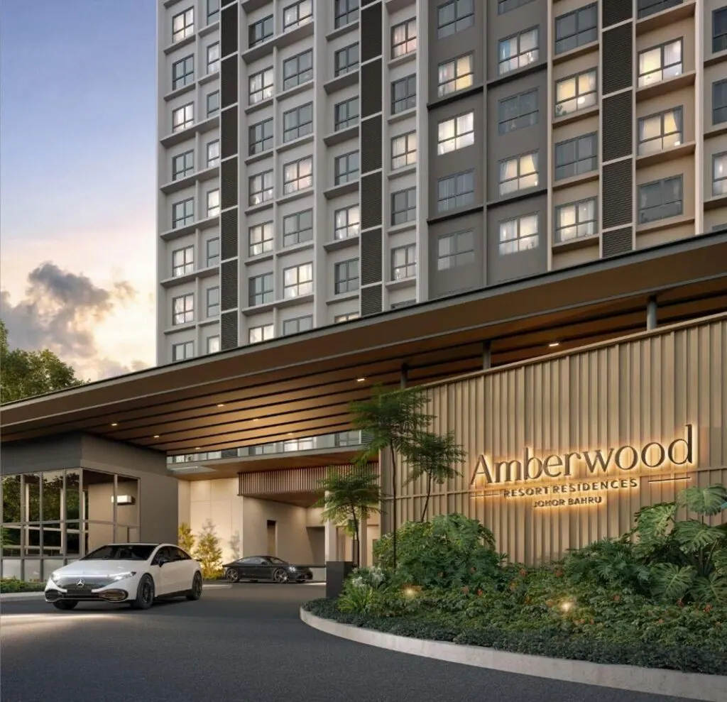Amberwood Resort Residences main entrance and drop-off, artist's impression
