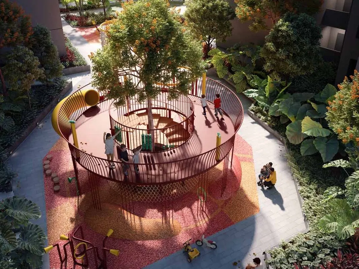 Ara Bloc Residences children's playground, artist's impression