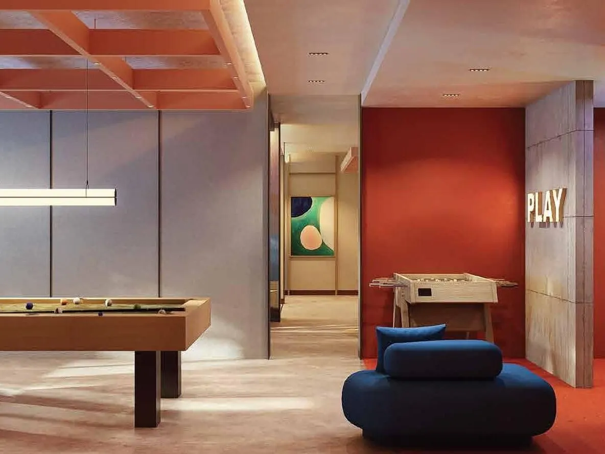 Ara Bloc Residences games room, artist's impression