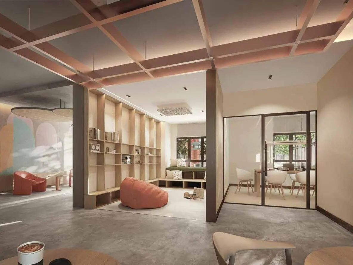 Ara Bloc Residences reading lounge, artist's impression