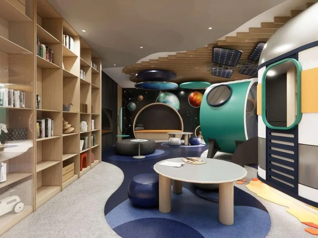 Arden Serviced Residence kids' playroom, artist's impression