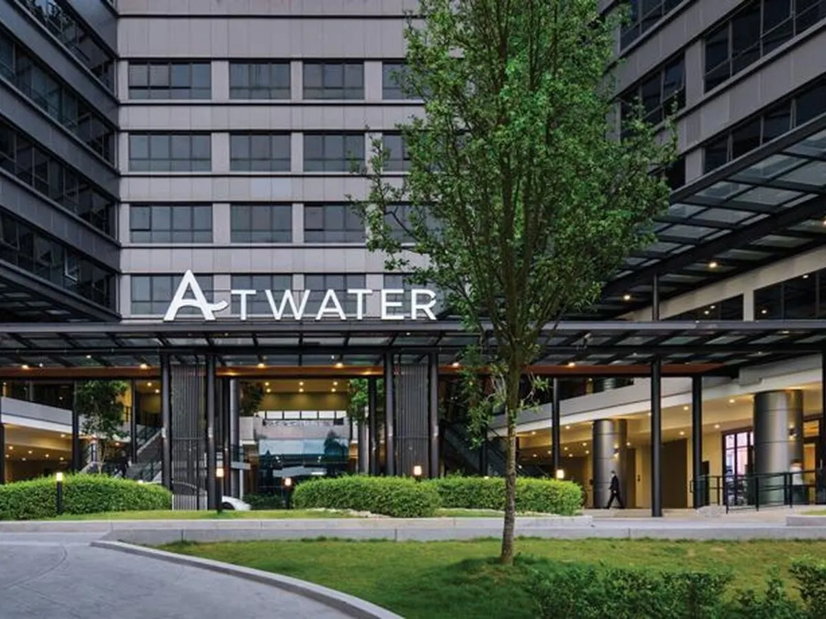 Atwater Corporate Office Towers – Atwater main entrance, artist's impression