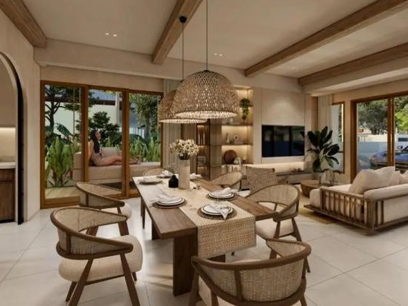 Avalon Cybersouth living and dining area, artist's impression