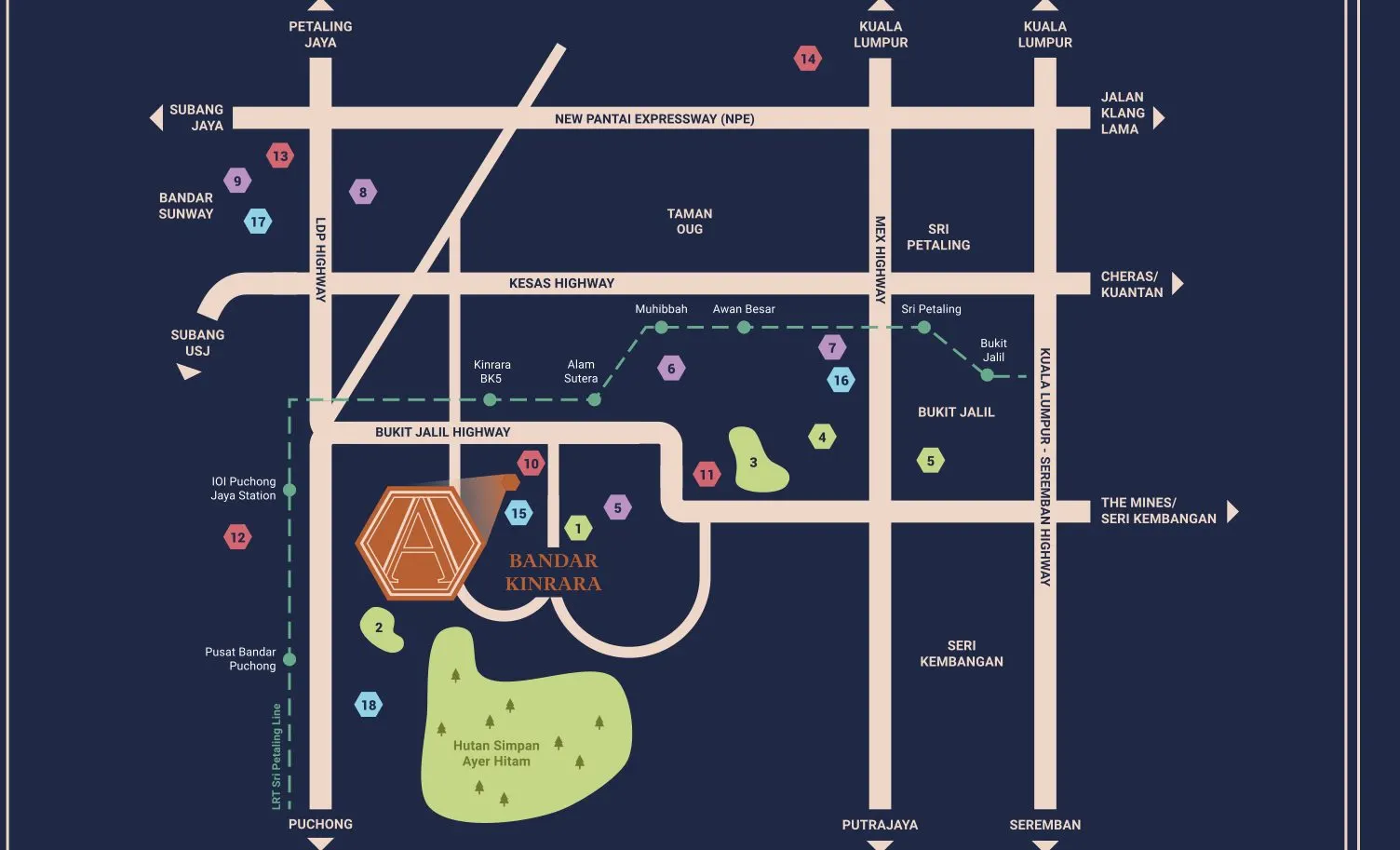 Avantro Residences location