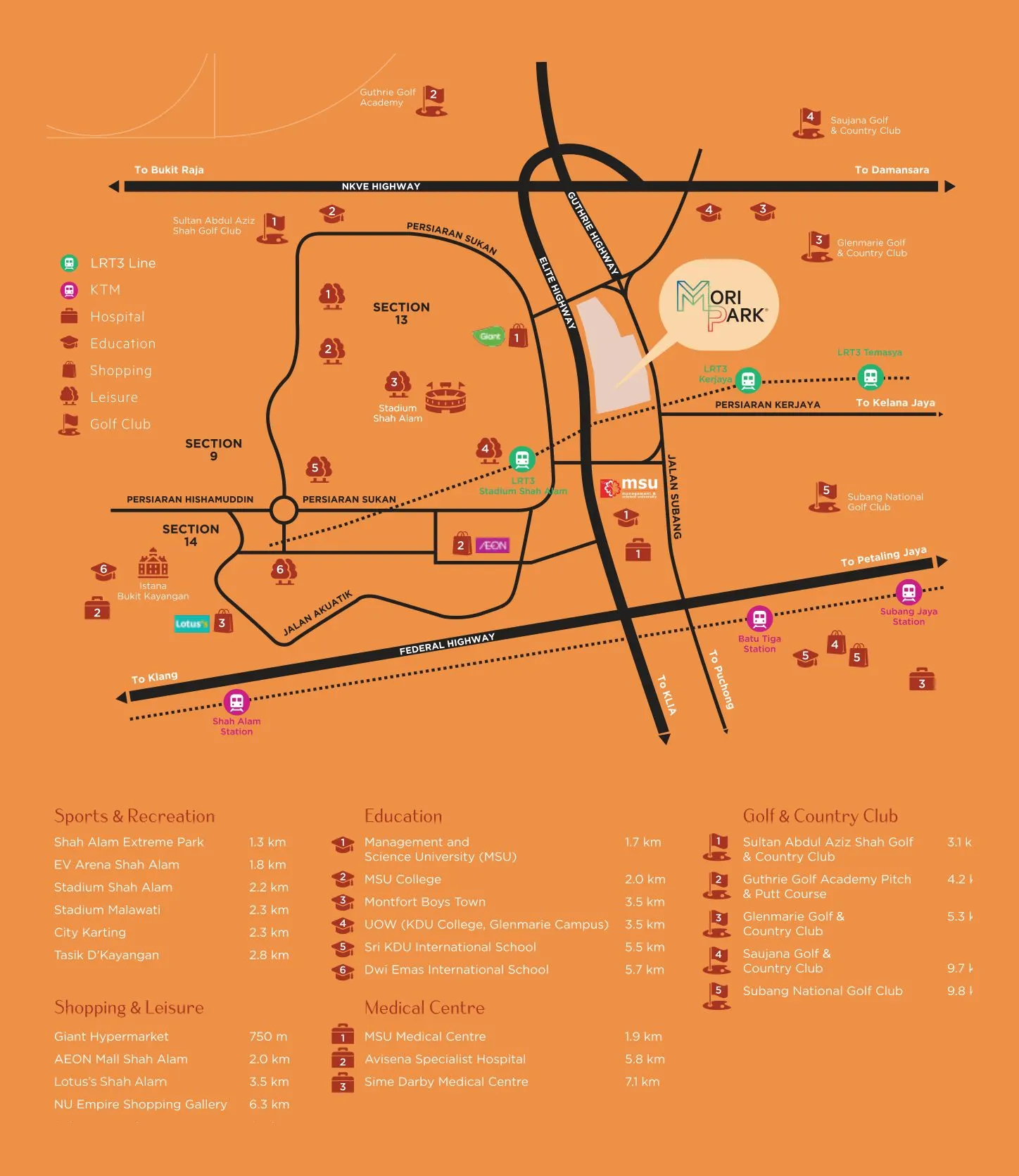Bayu Mori Park location
