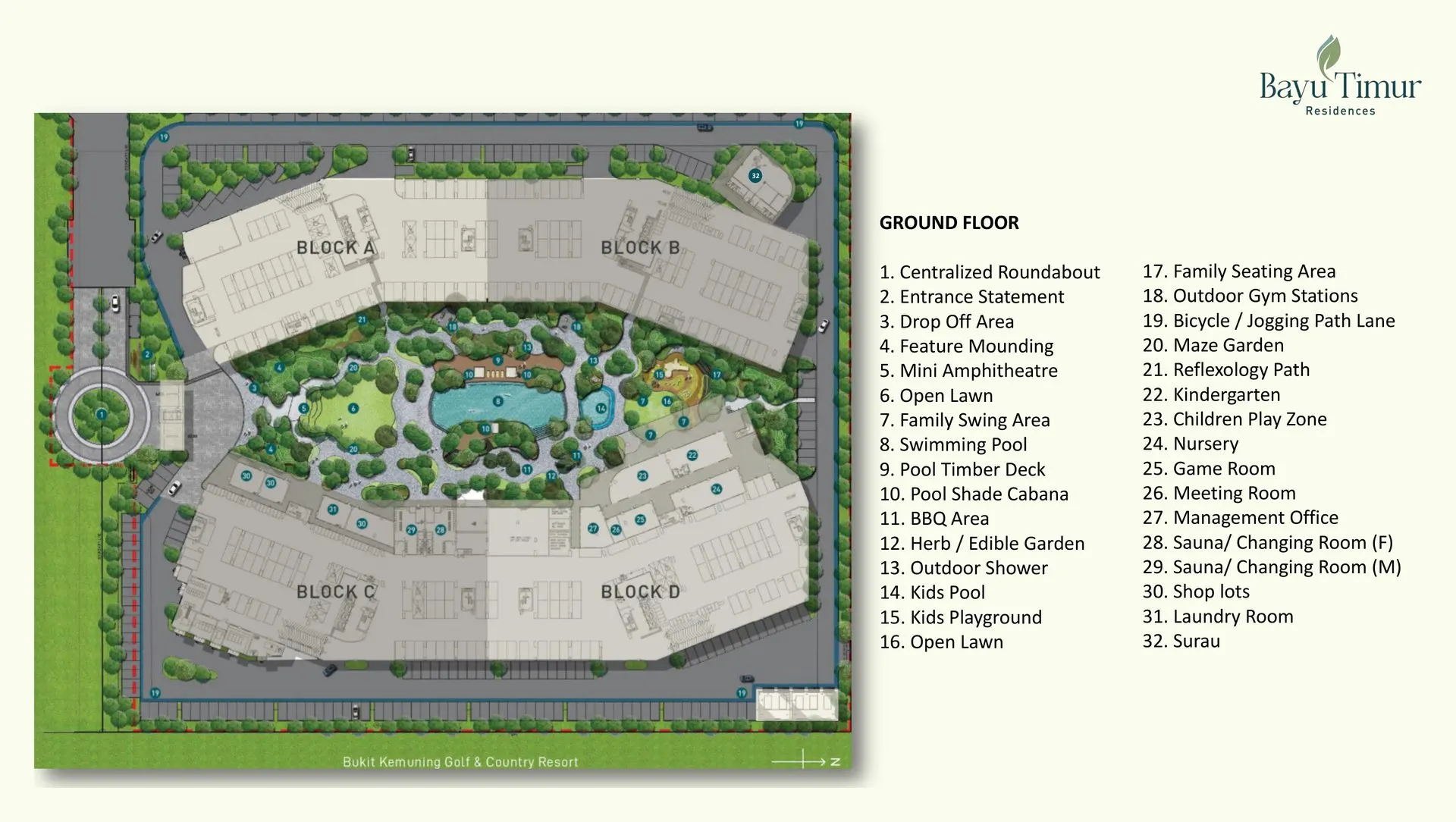 Bayu Timur Residences facility