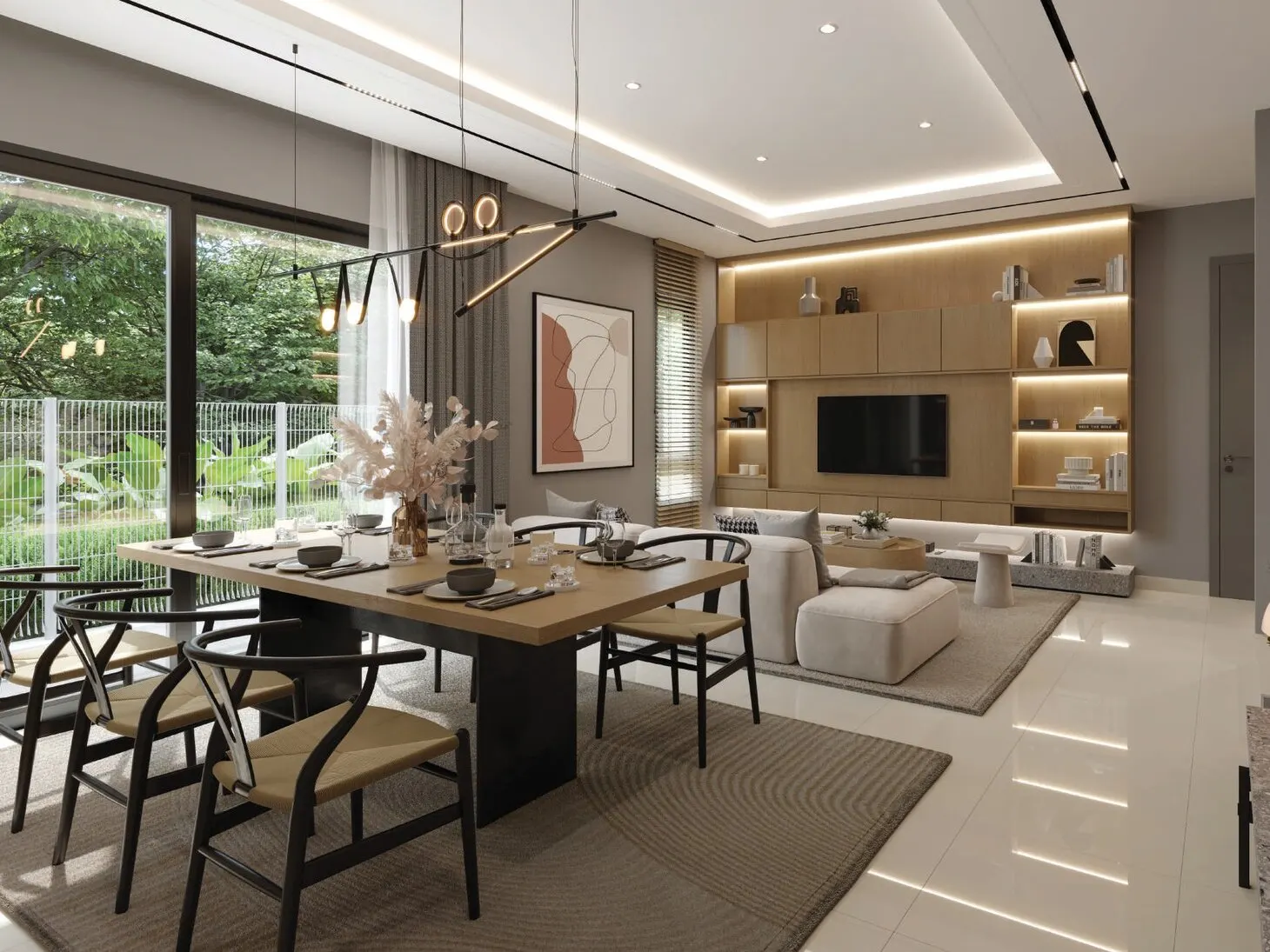 Botanica Hills dining and living area, artist's impression