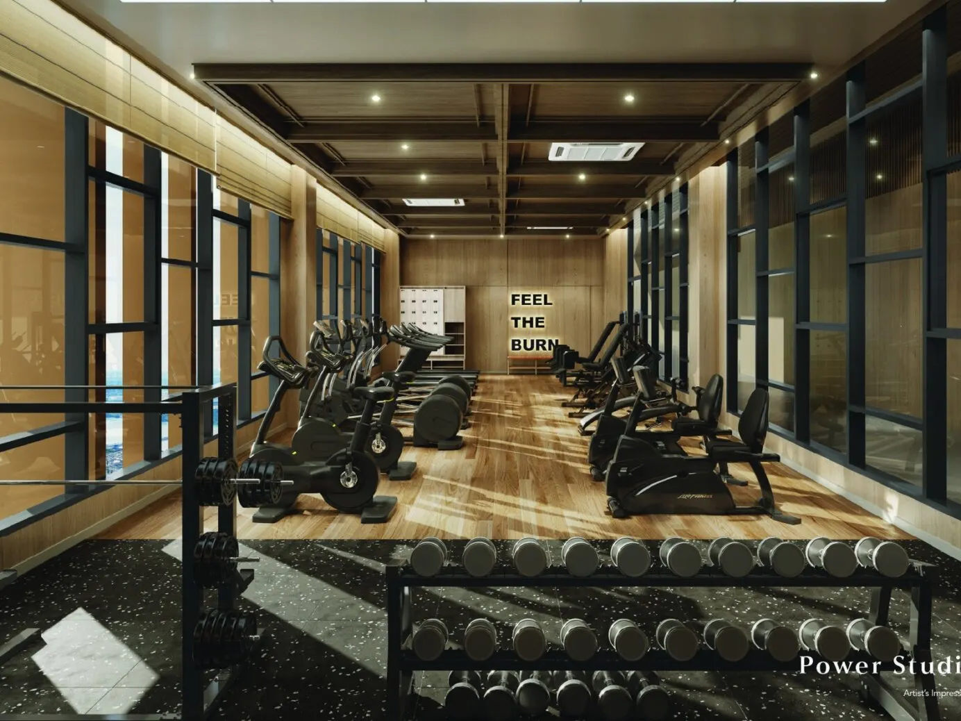 Causewayz Square Axis Power Studio gym, artist's impression