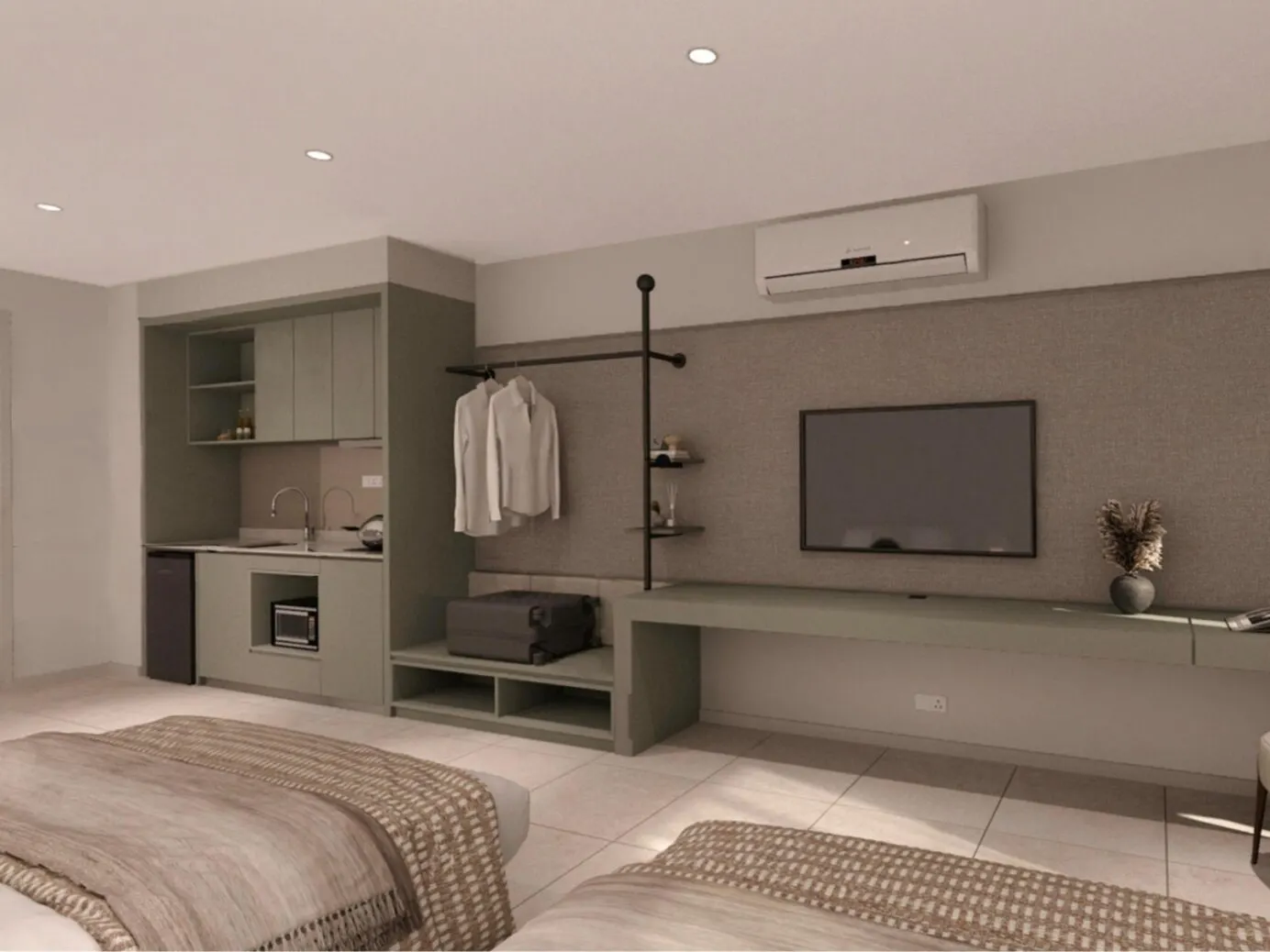 Causewayz Square Axis Type A studio interior, artist's impression