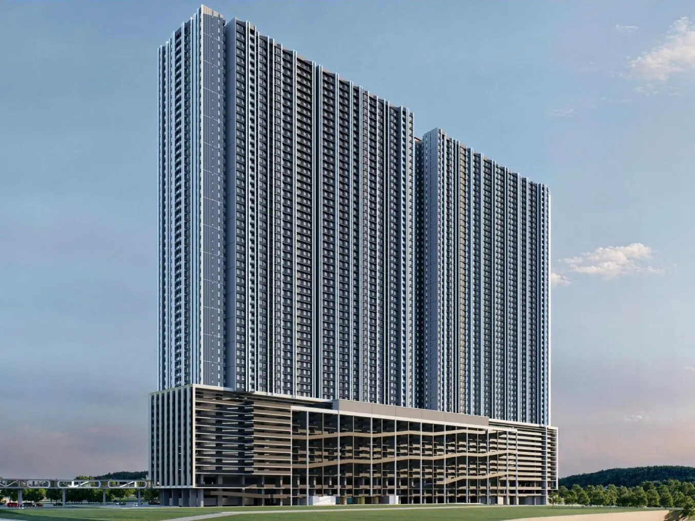 Causewayz Square Dover – Causewayz Square Brixton and Dover towers, artist's impression