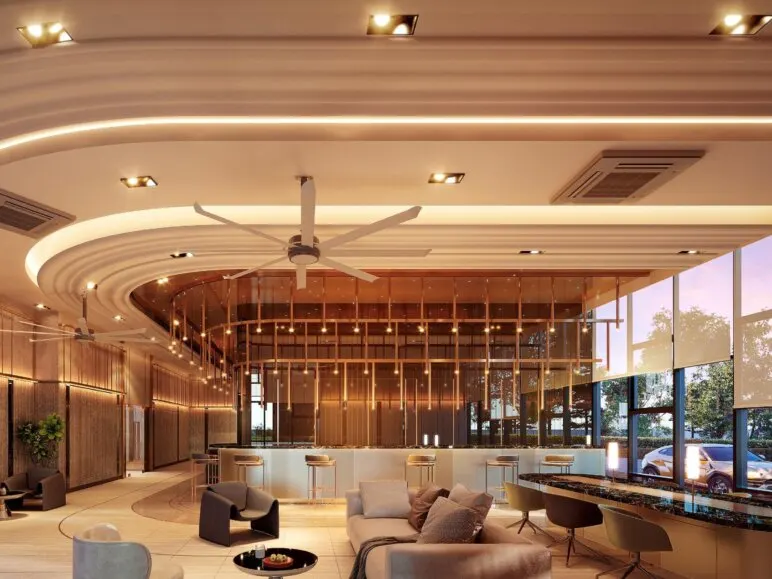 Celestz grand lobby, artist's impression