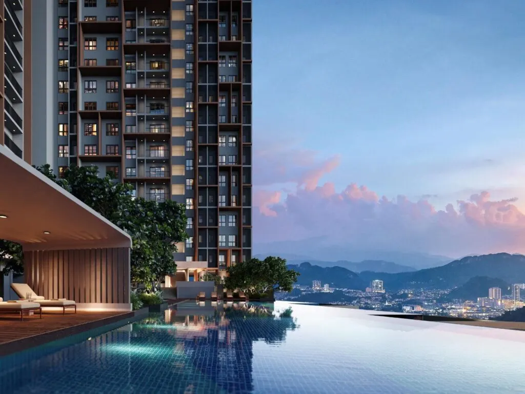 Celestz Starlight Pool on the Level 11 podium, artist's impression