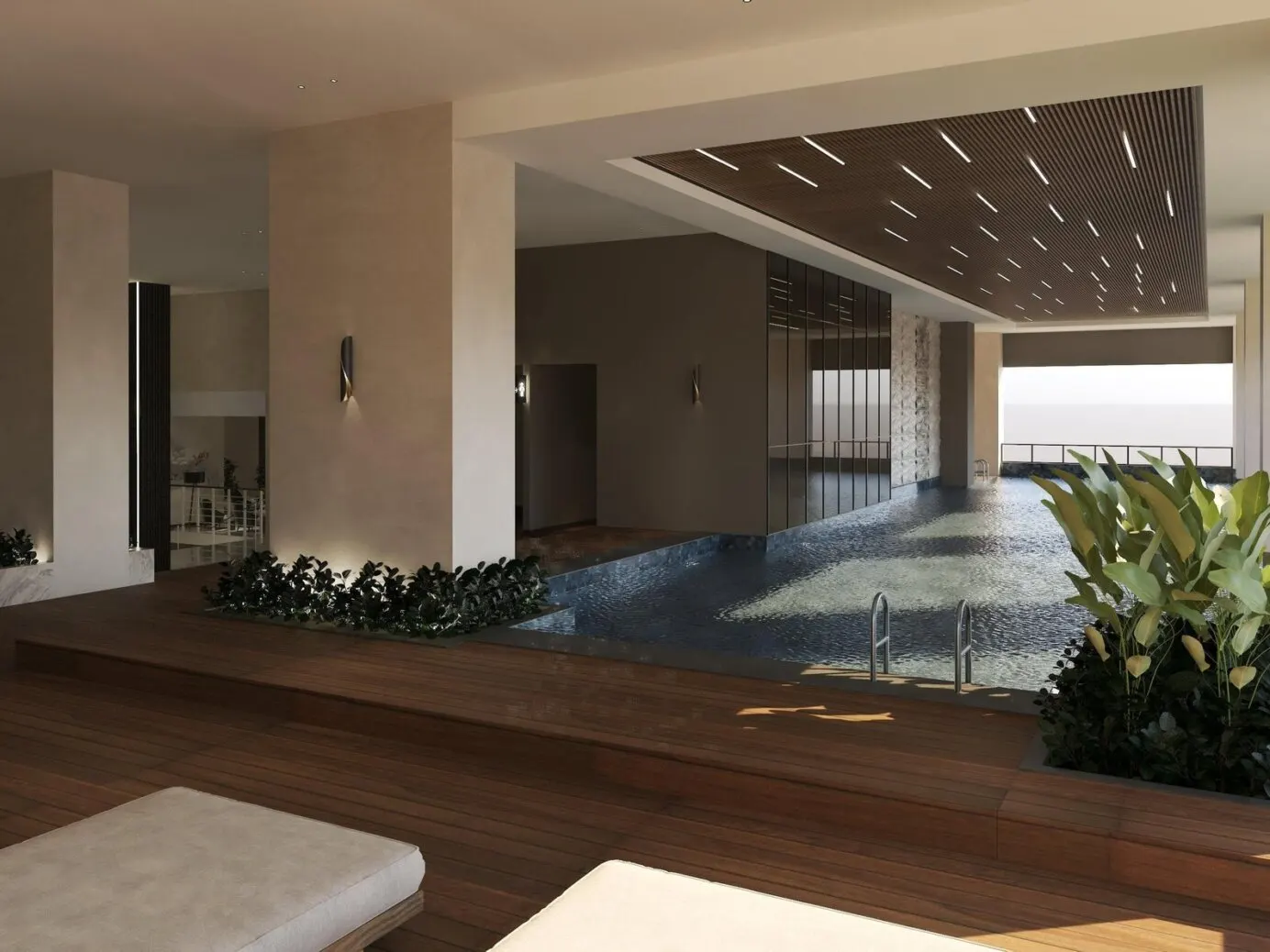 Colonial Infinite @ edumetro – Colonial Infinite pool lounge, artist's impression