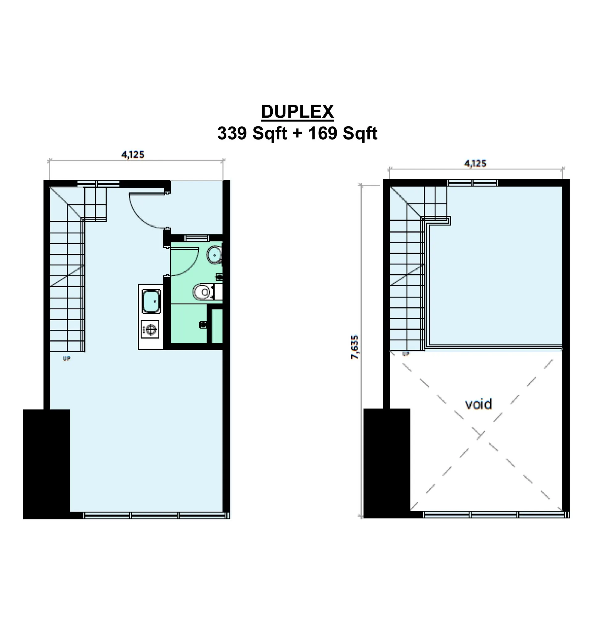 Colonial Infinite @ edumetro floor plan, Type Duplex, 388 sq ft