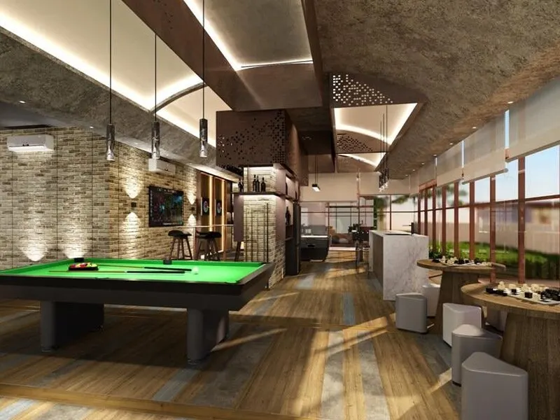 D'Tessera Residences billiards room, artist's impression