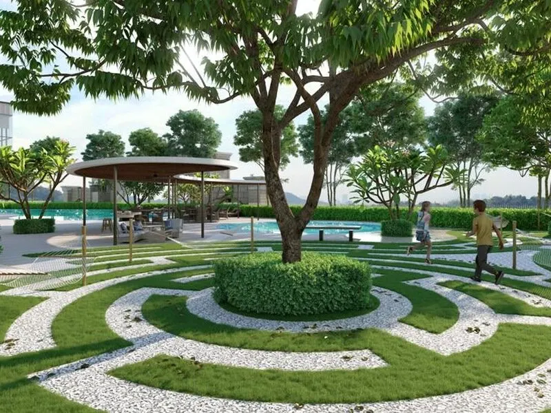 D'Tessera Residences maze garden, artist's impression