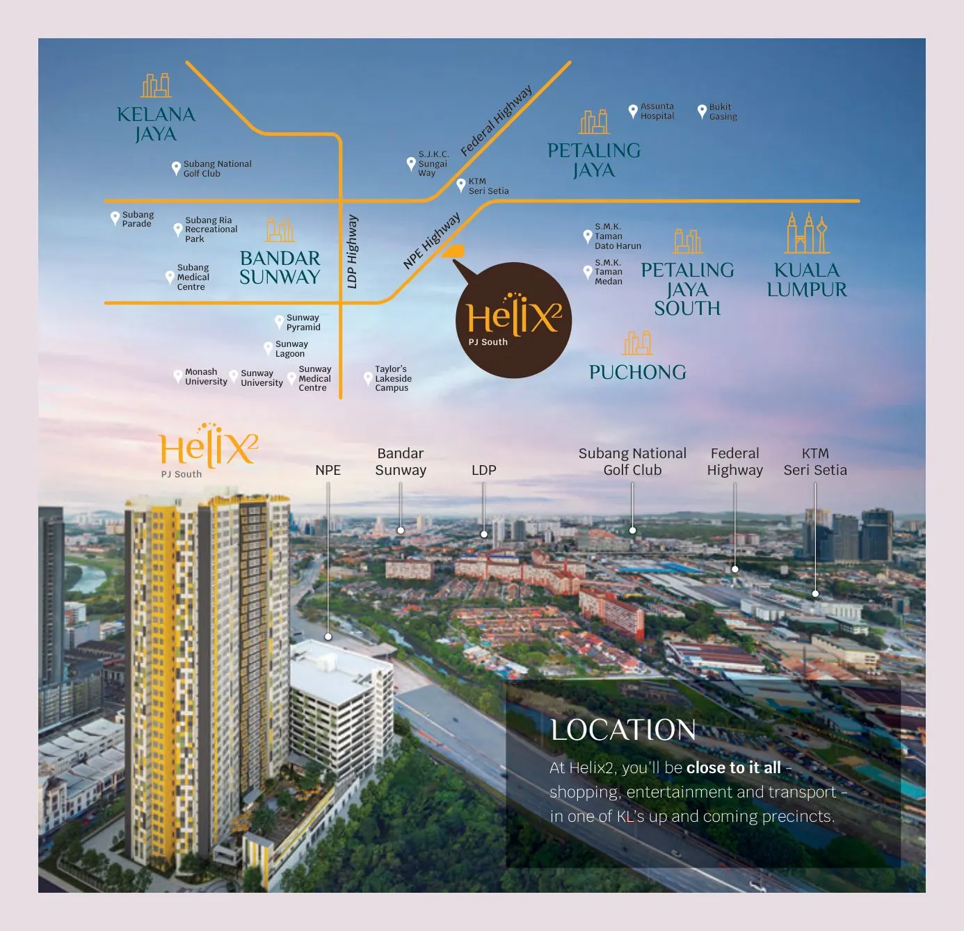 Helix 2 PJ South location map
