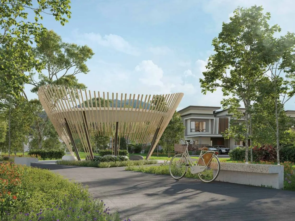 Jardin Residences 2 entrance pavilion, artist's impression