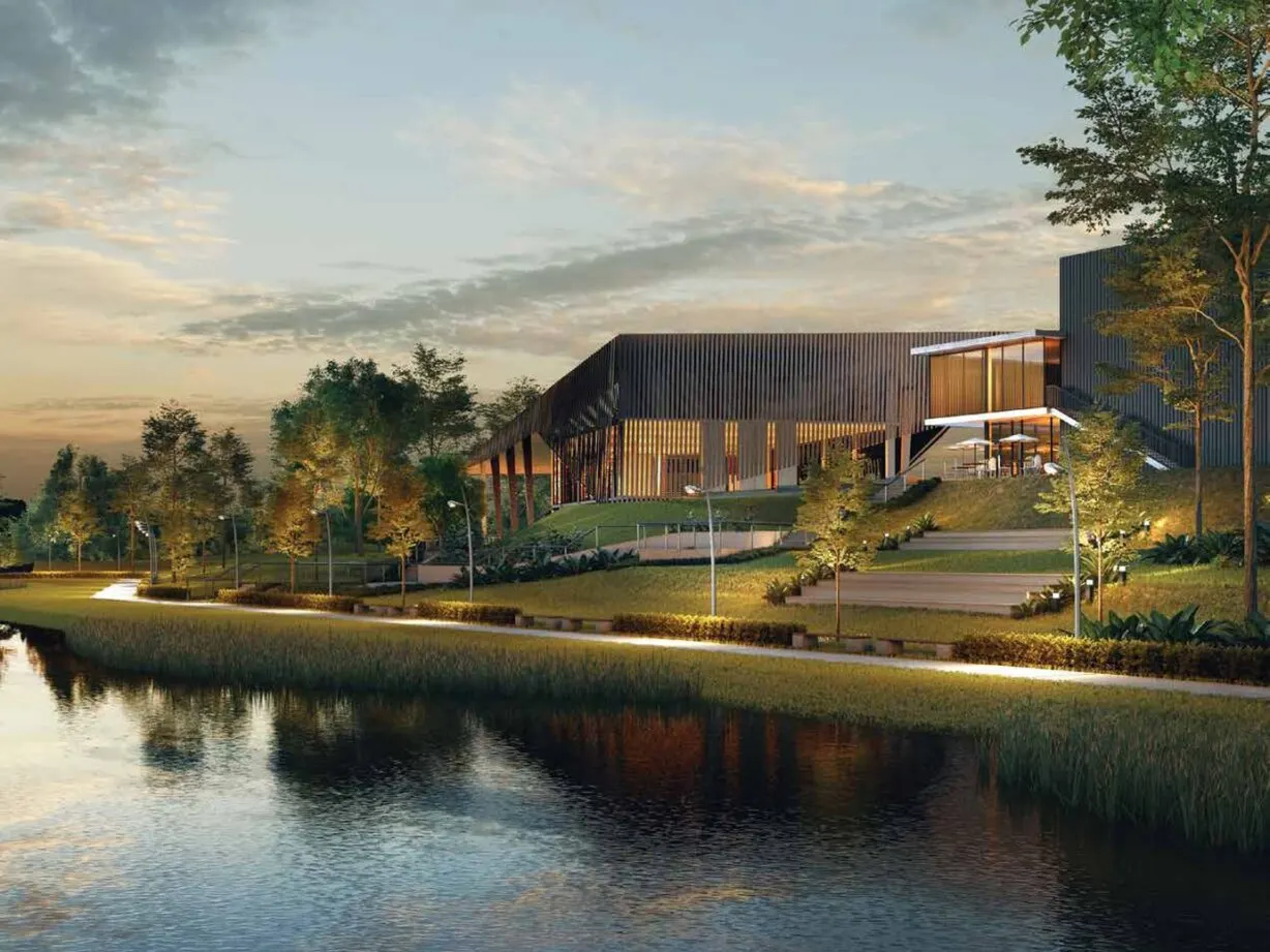 Bandar Seri Coalfields lakeside clubhouse near Jardin Residences 2, artist's impression