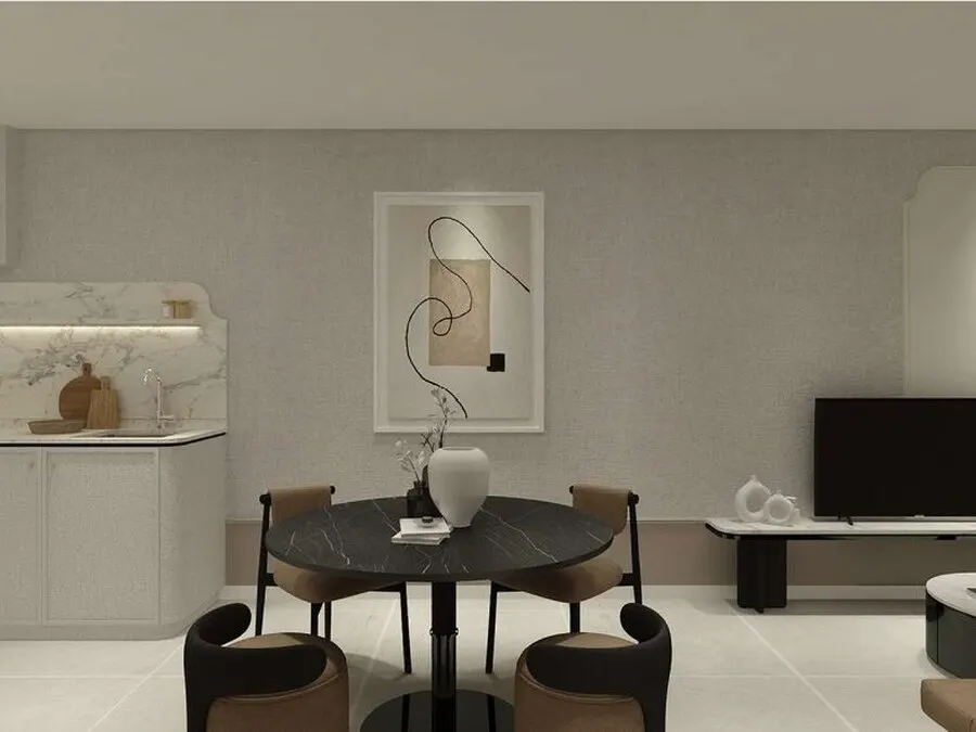 Keeperz Suites dining area and pantry, artist's impression