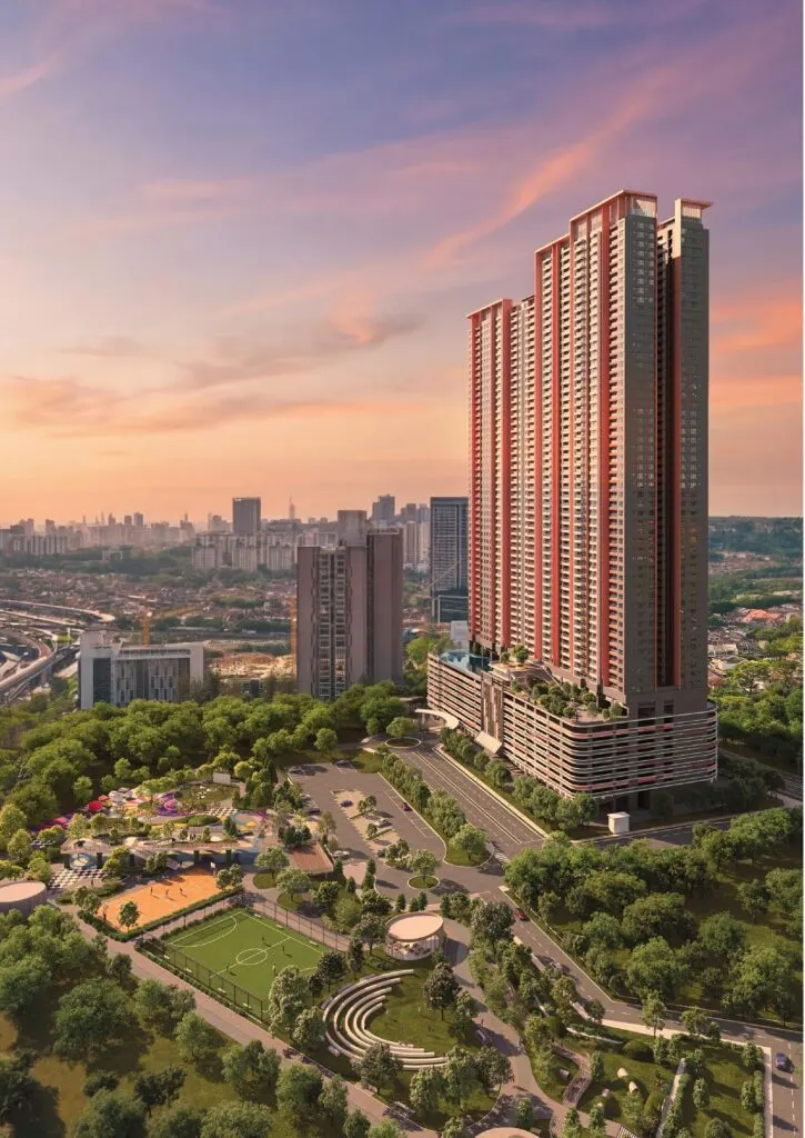 Laverra Seri Damansara Residences facade