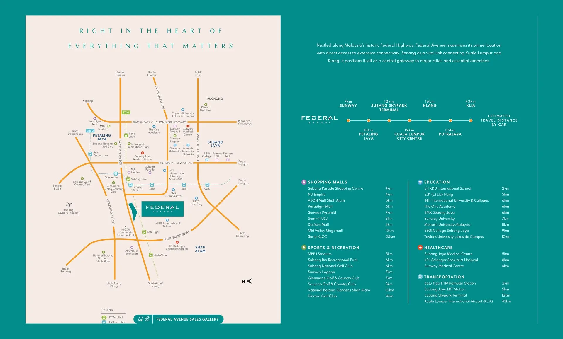 Luminar Residence Federal Avenue location