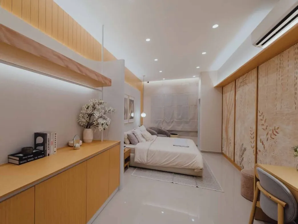 M Grand Minori show unit bedroom, photo