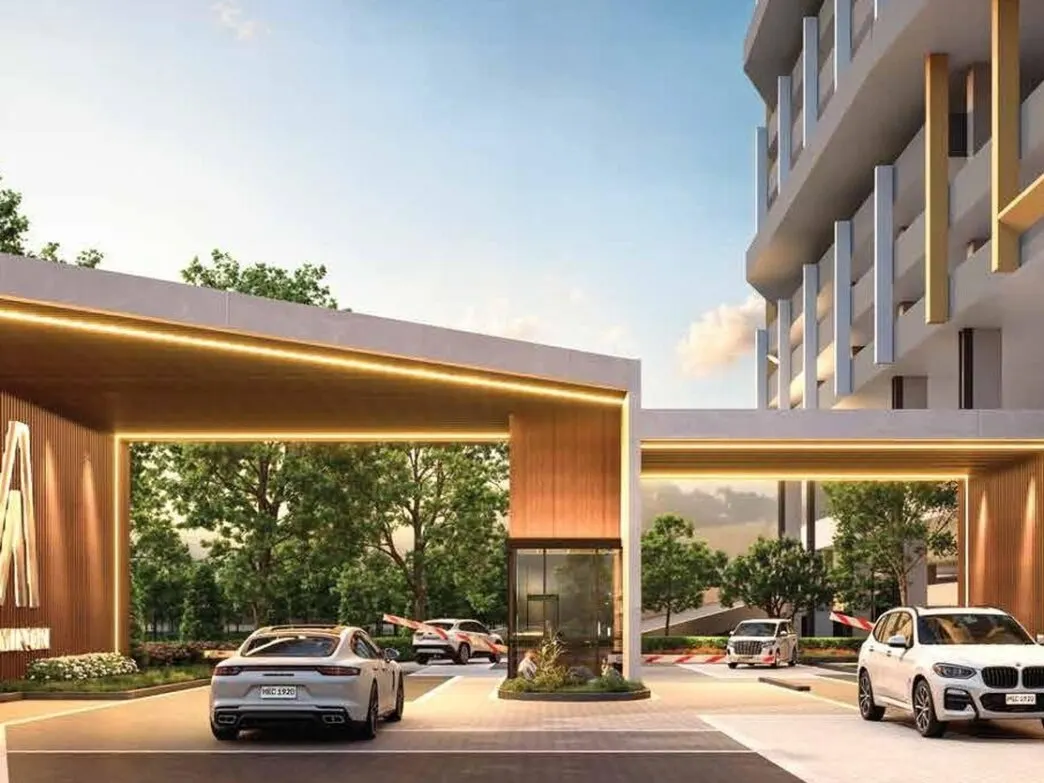 M Grand Minori entrance and guardhouse, artist's impression