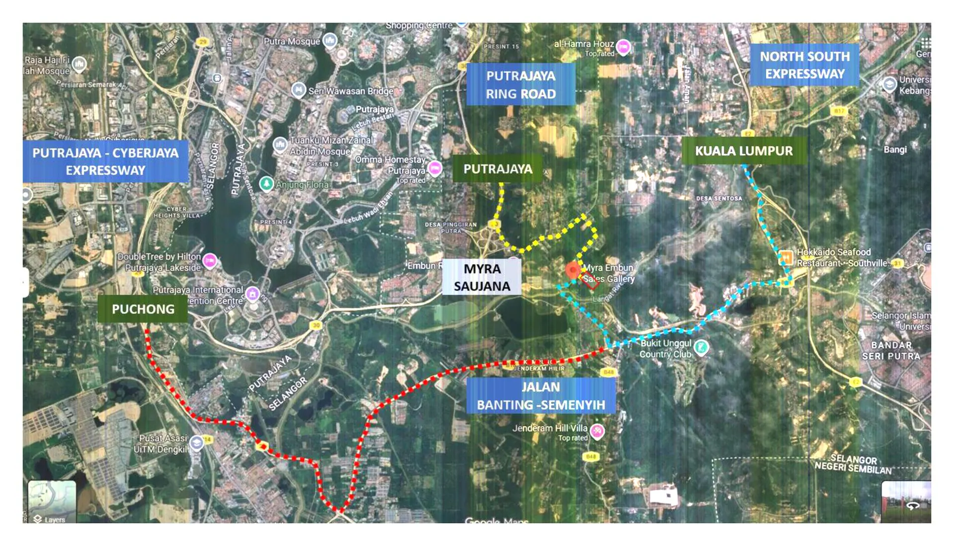 Myra Embun Mixed Development location