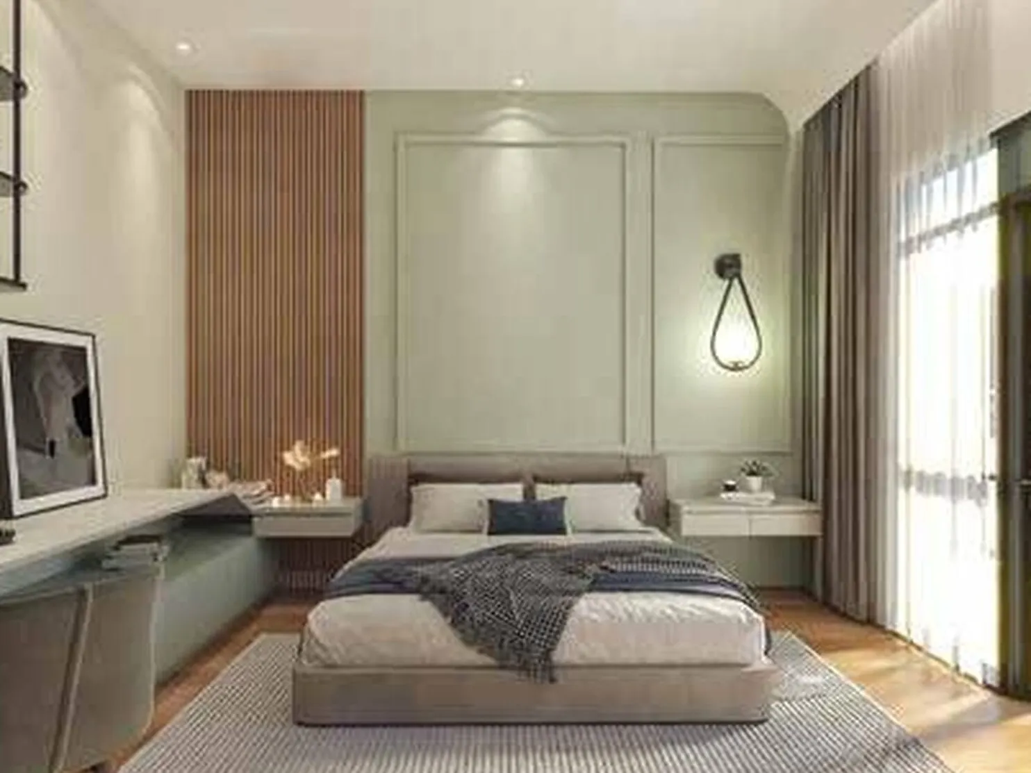 Quinton Residences master bedroom, artist's impression