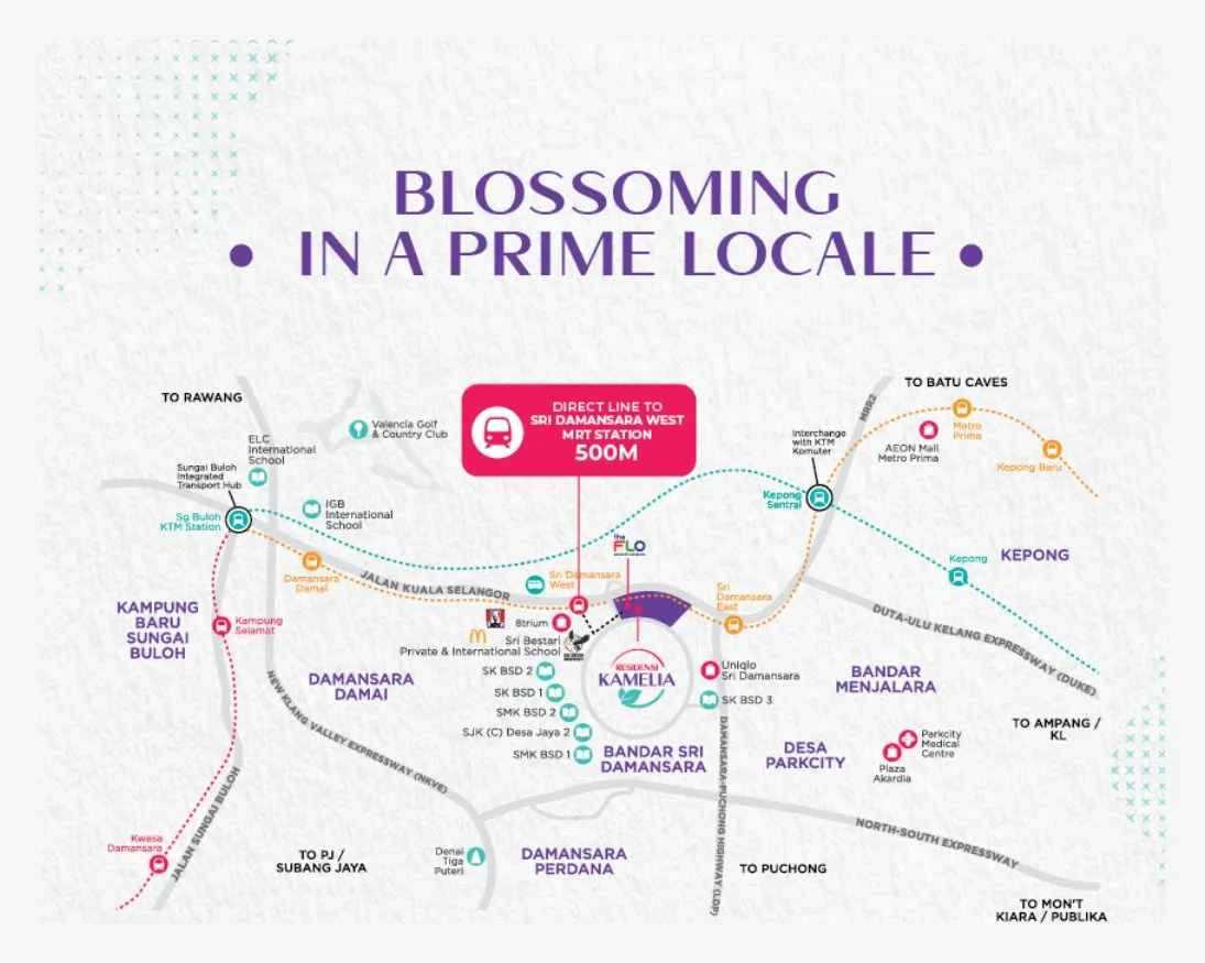 Residensi Kamelia location map
