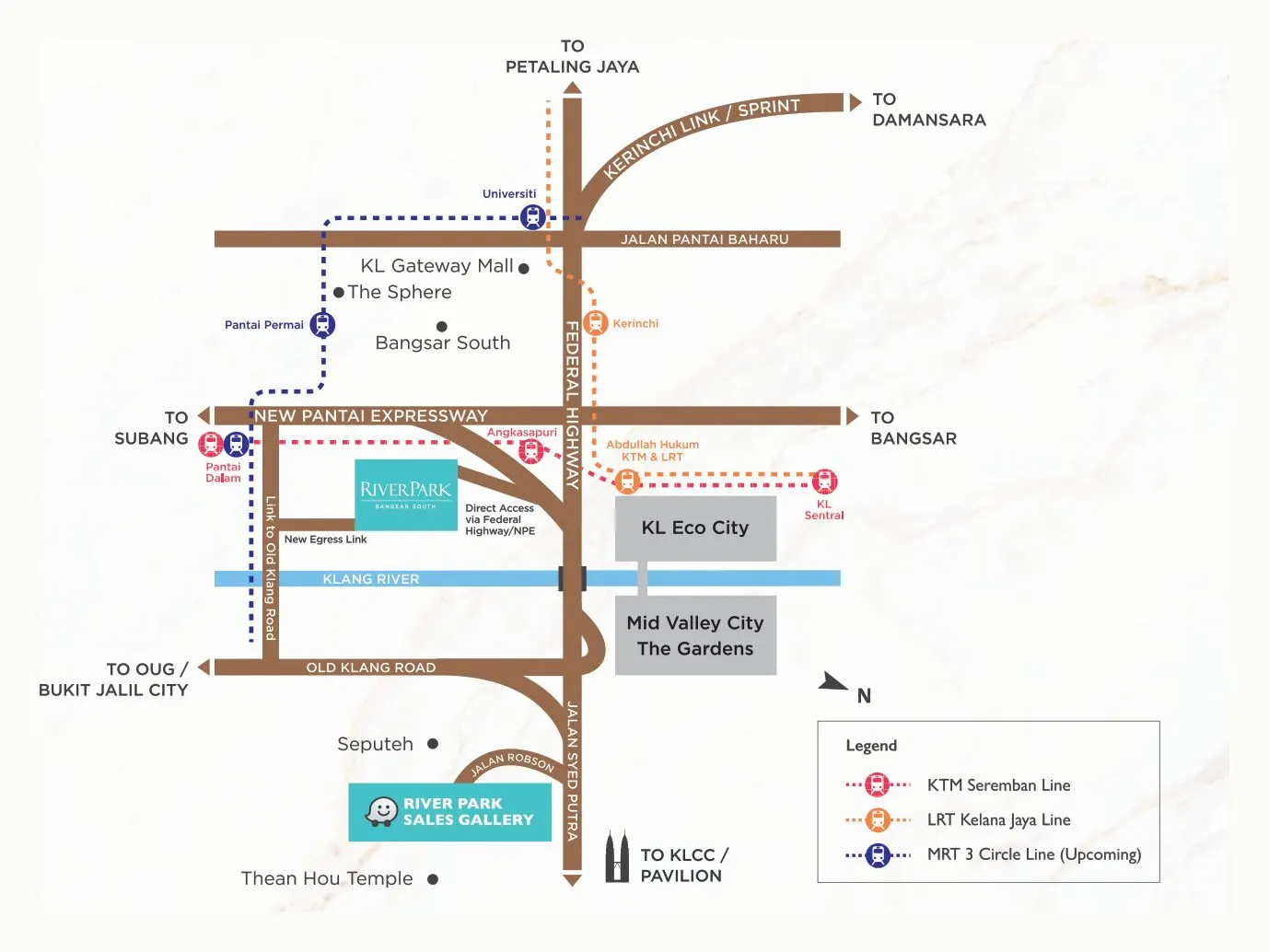 River Park Bangsar South location