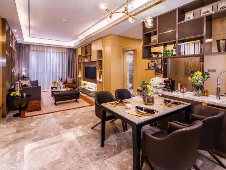 R&F Princess Cove Phase 2 show unit living and dining area, photo