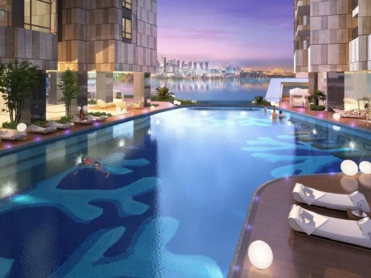 R&F Princess Cove Phase 2 sky garden pool, artist's impression