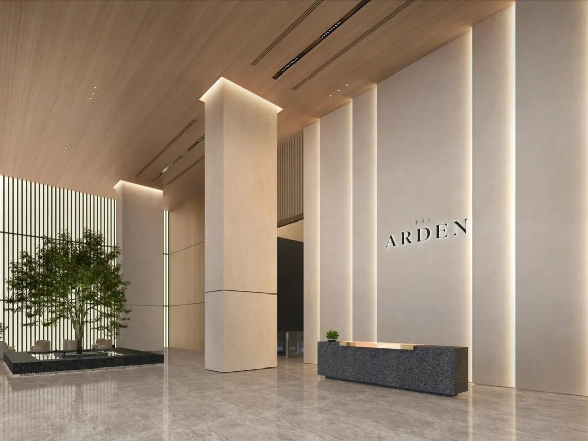 The Arden lobby, artist's impression