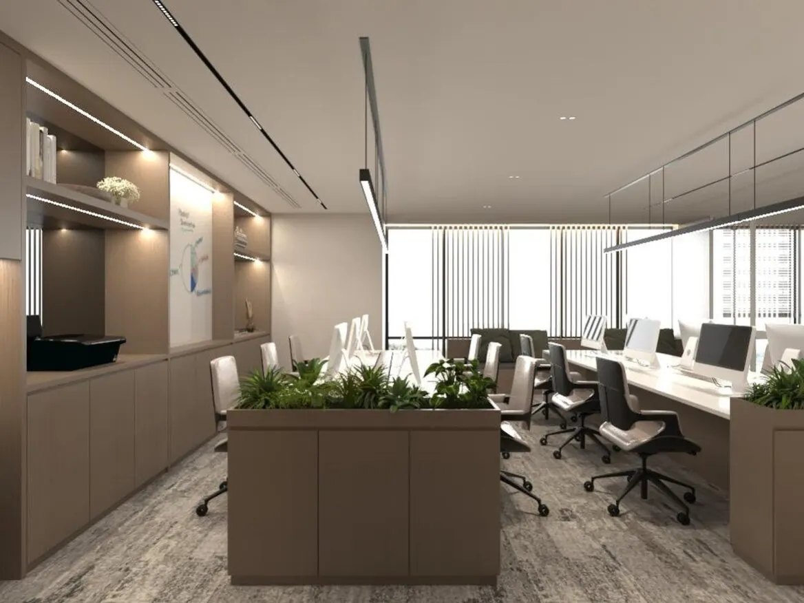 The Arden office suite workspace, artist's impression