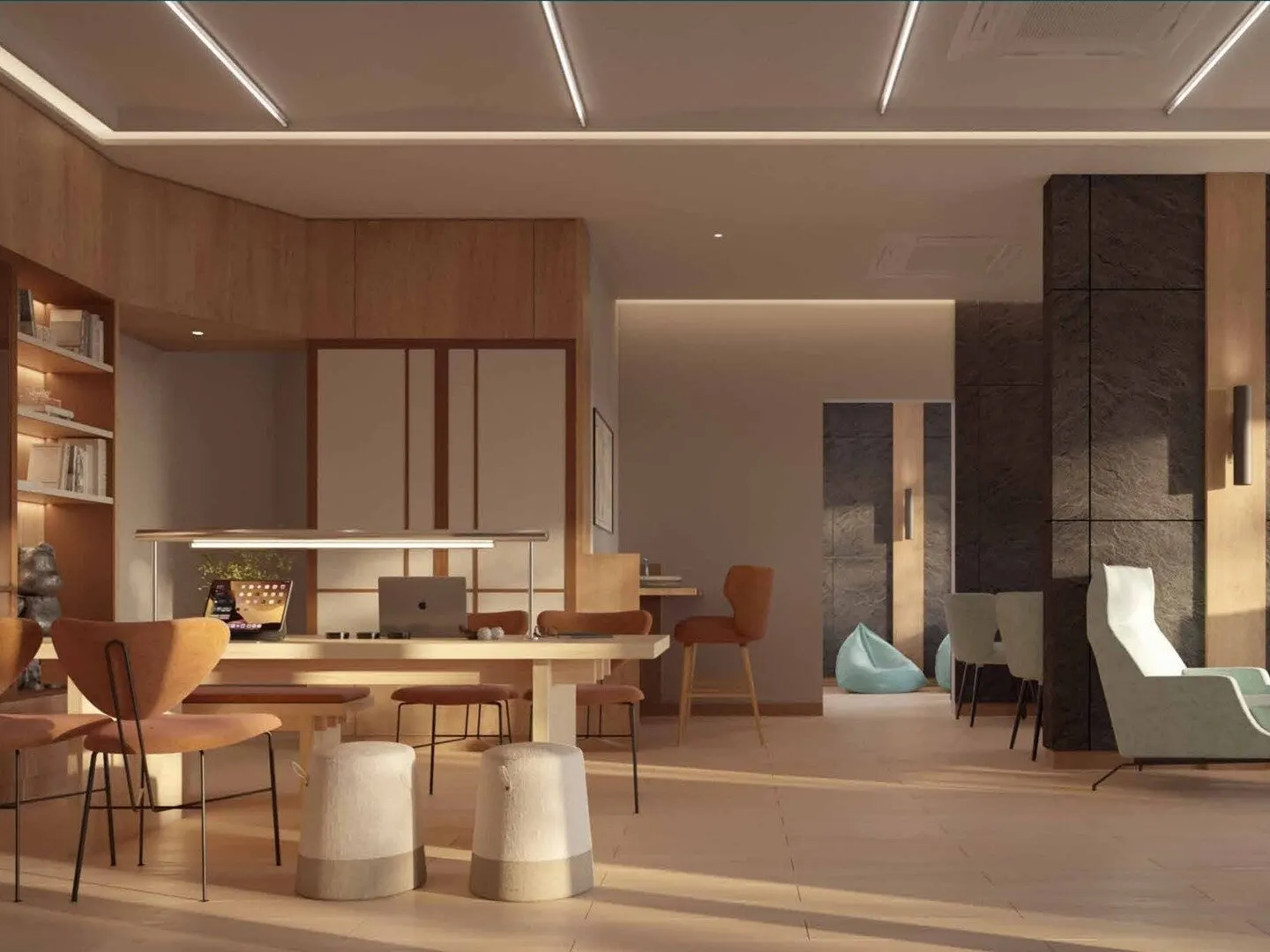 The Capehauz study lounge, artist's impression