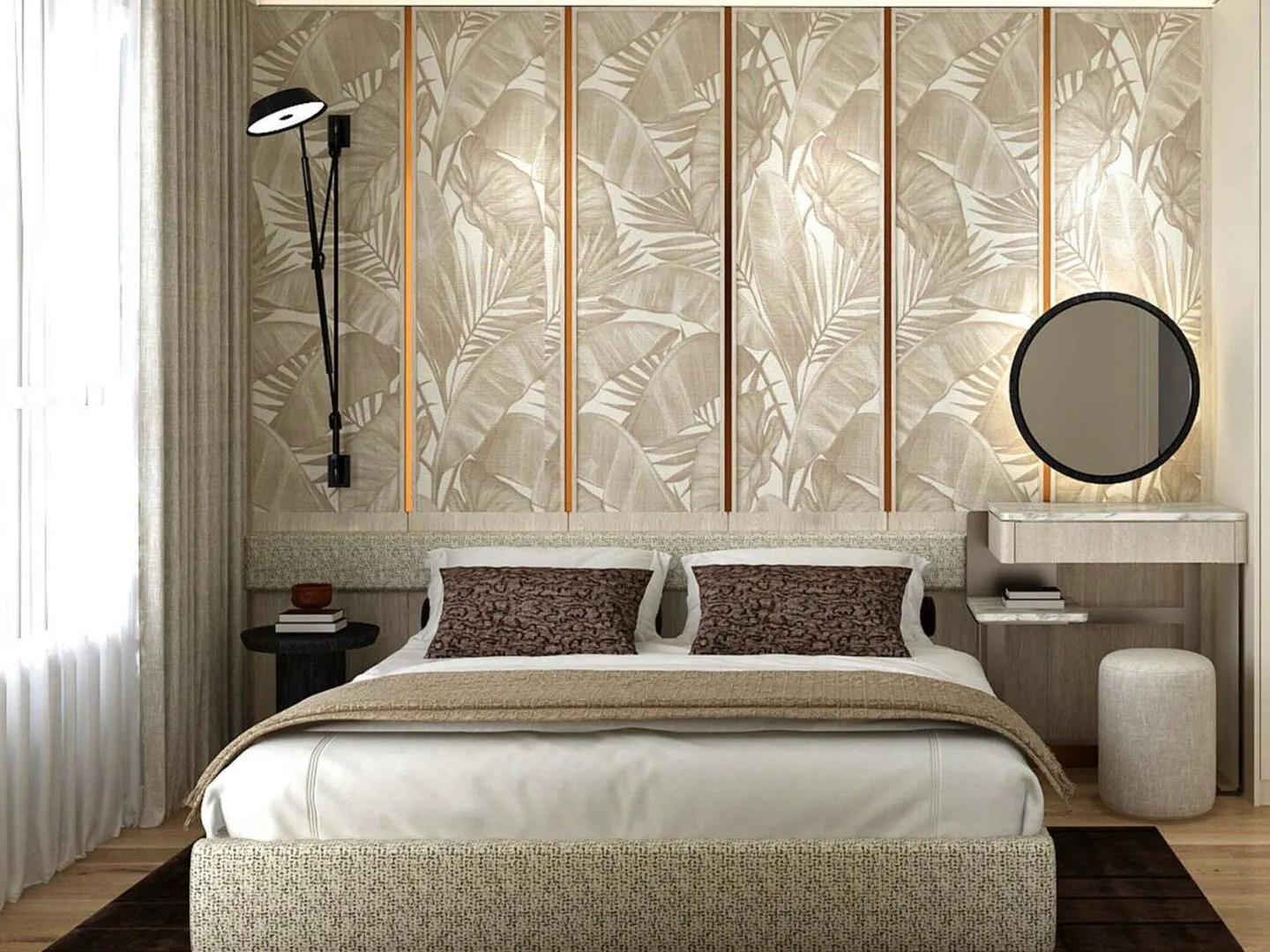 The Capehauz Type B bedroom, artist's impression