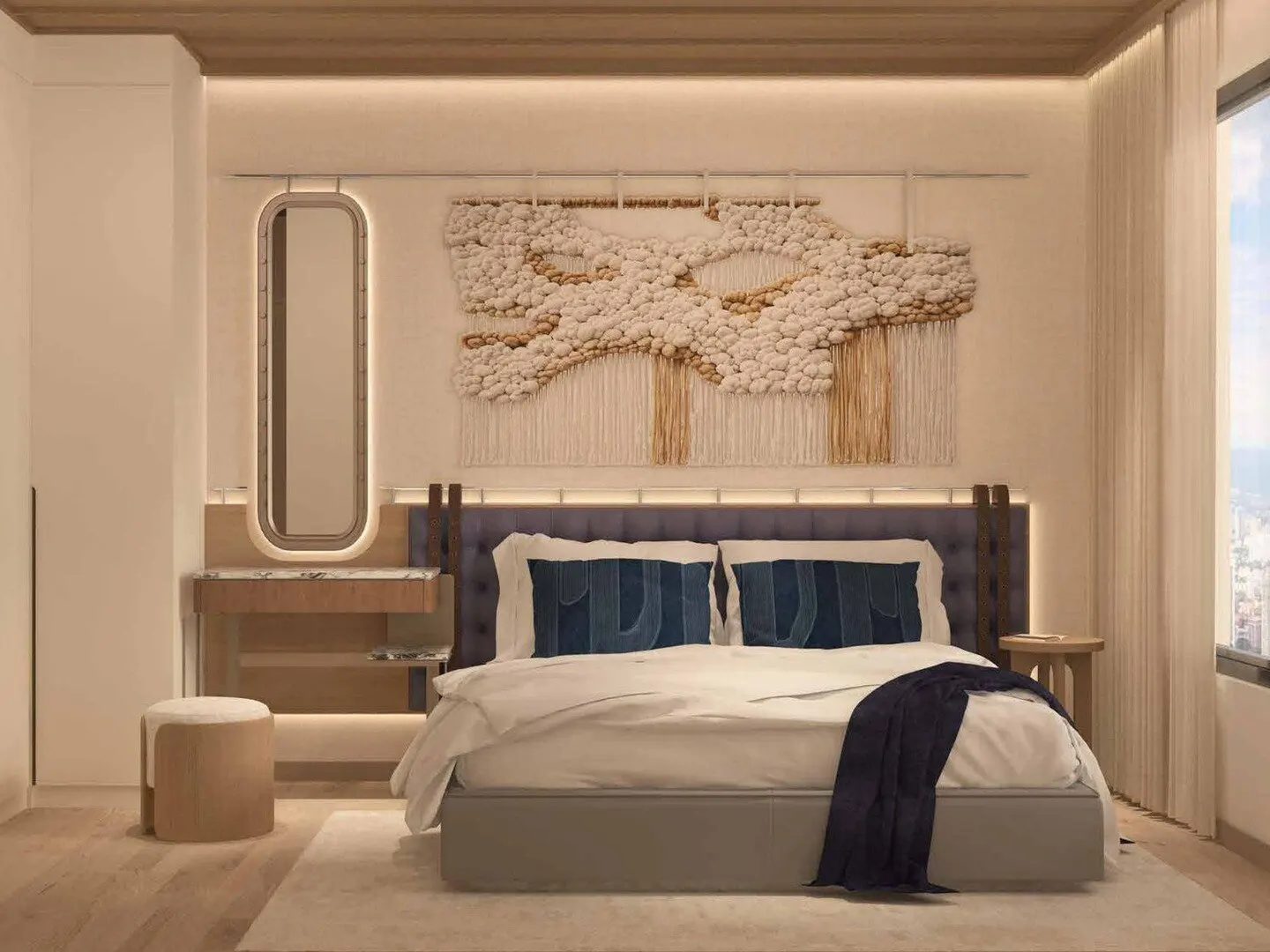 The Capehauz Type C bedroom, artist's impression