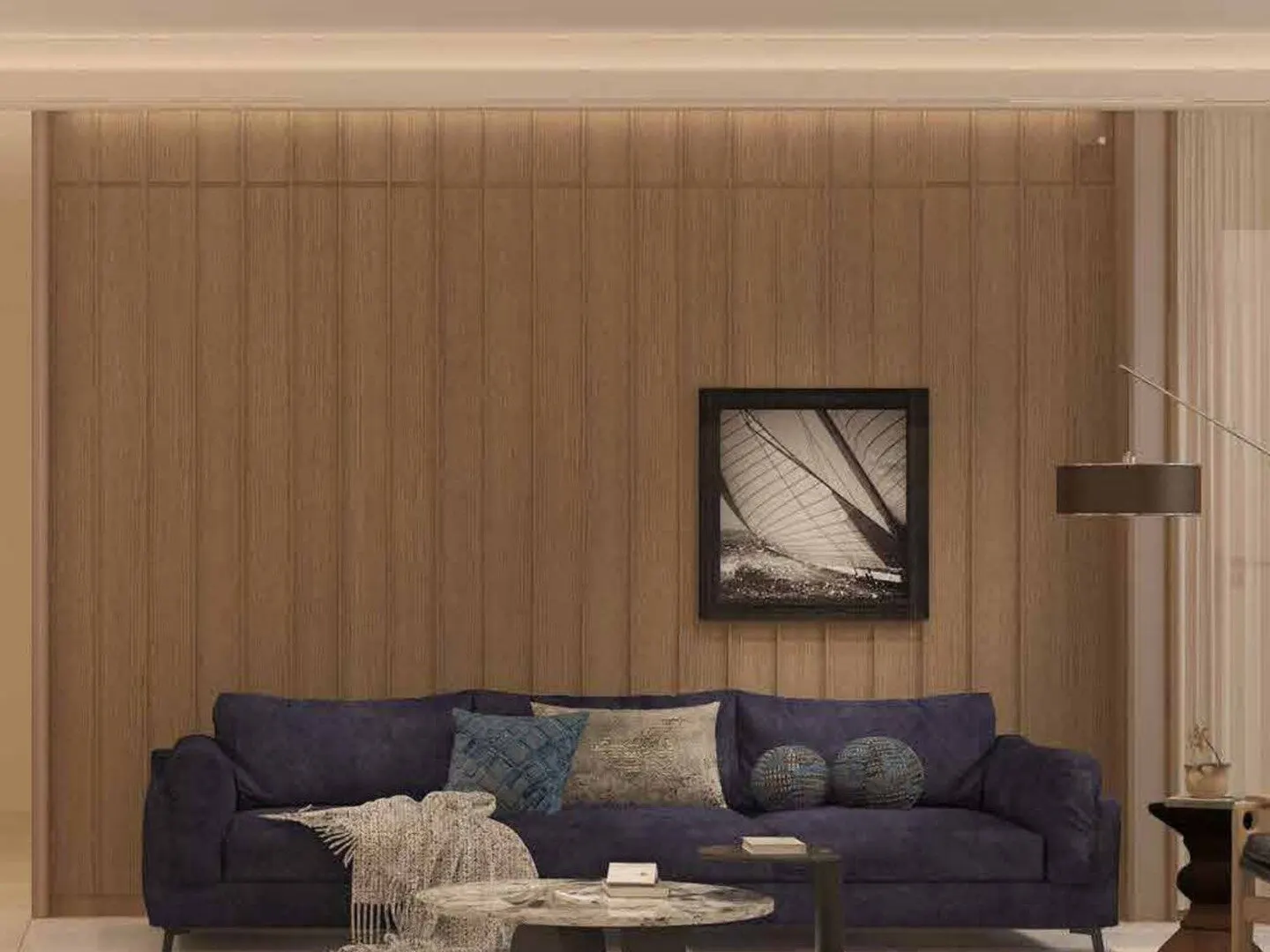 The Capehauz Type C living room, artist's impression